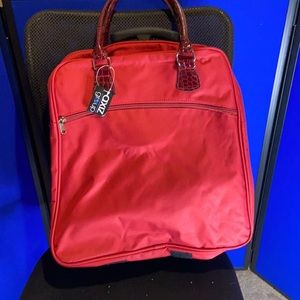 Red travel bag